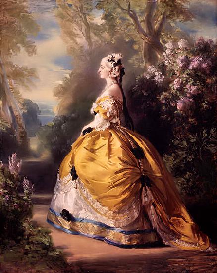 Franz Xaver Winterhalter Empress Eugeie oil painting image